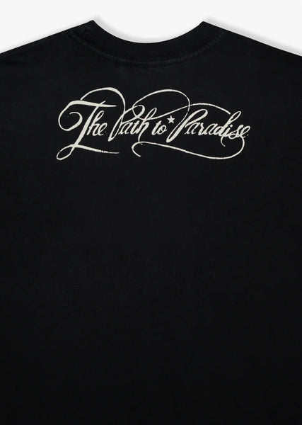 HELLSTAR PATH TO PARADISE VINTAGE WASH TEE BLACK HypeTreasures