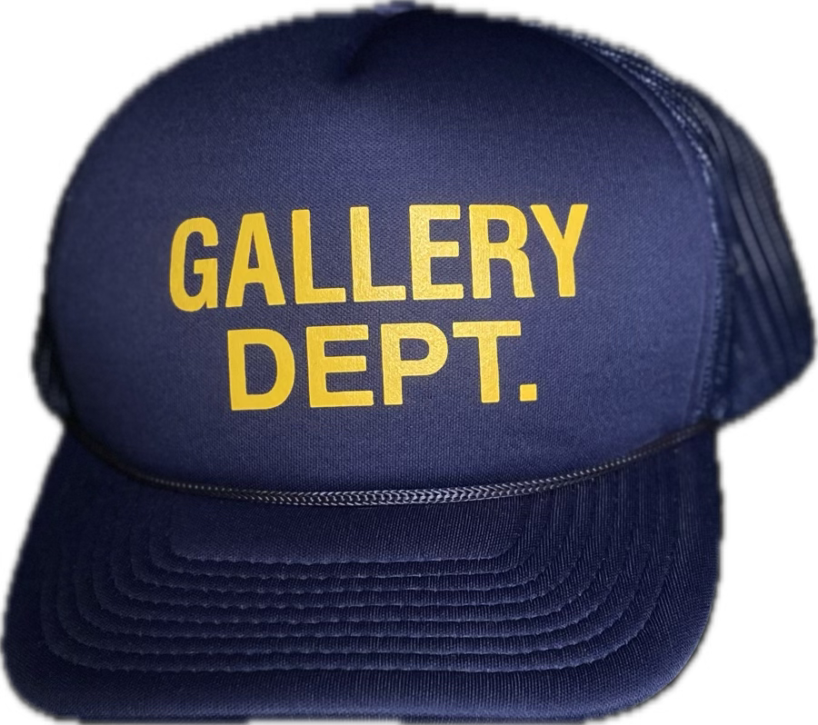 Gallery Dept. Logo Trucker Hat Navy HypeTreasures