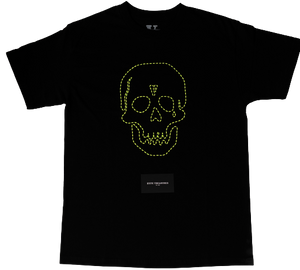 Vlone x Neighborhood Skull Short-Sleeve T-Shirt Black/Green HypeTreasures  Fast and Free Shipping