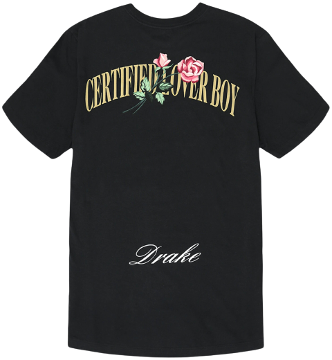 Nike x Drake Certified Lover Boy Rose T-Shirt Black HypeTreasures